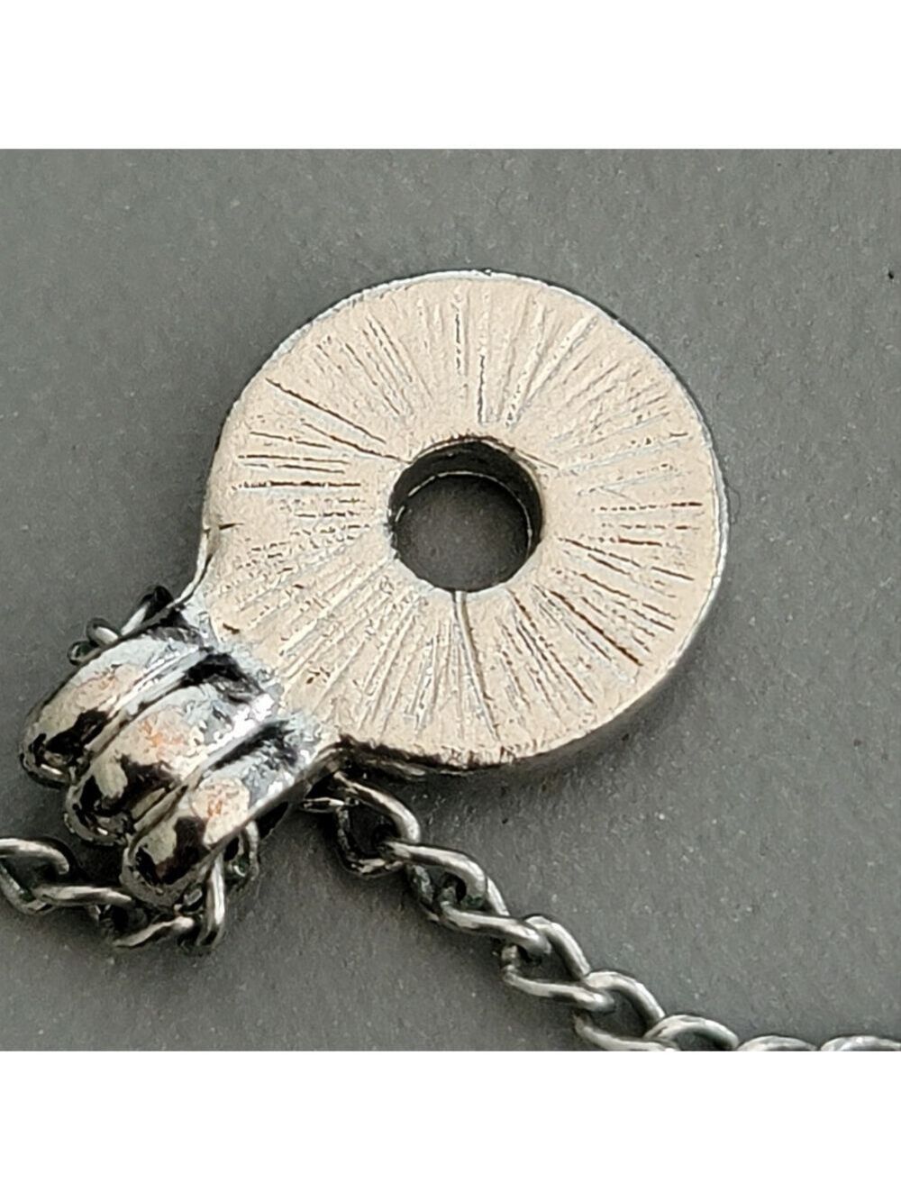 Fashion Aztec Design Double Chain Silver Pendant Necklace 30" - Picture 9 of 10